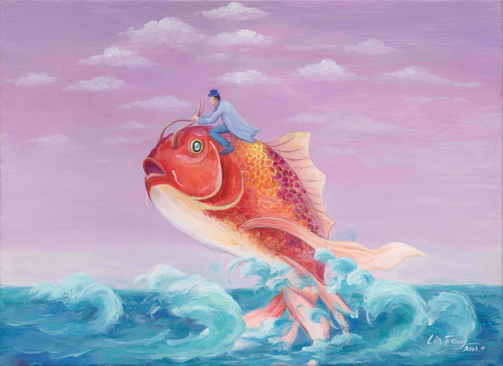 Ride the Carp to Mountains and Seas